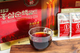 Korean Red Ginseng Extract Drink Gold Pouch 70ml x 15  | 153 강원인삼농협 한국 홍삼 순액 골드