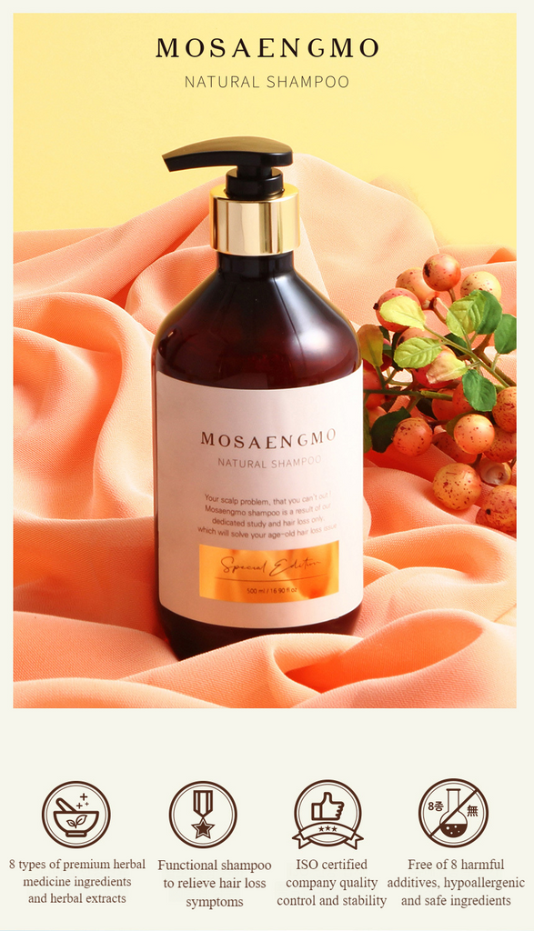MOSAENGMO Shampoo for Scalp & Hair Loss  Care 16.91 fl oz (500ml)
